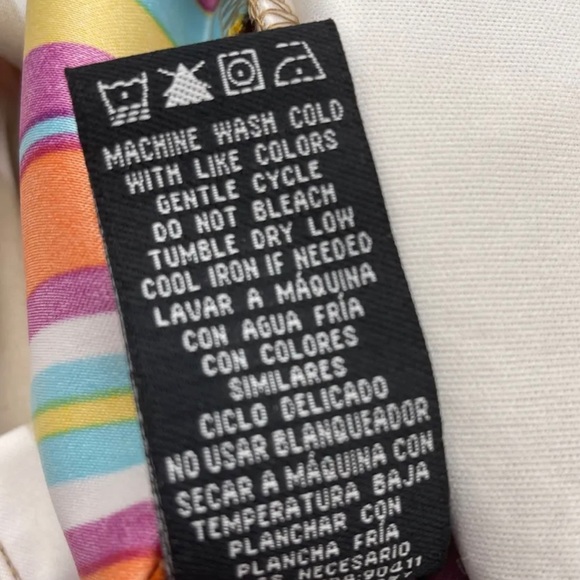 Ronni Nicole Multicolored Sleeveless Striped Pleated Sheath Dress Size 10 - Picture 8 of 9